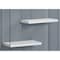 Monarch Specialties Bookshelf, Bookcase, Etagere, 5 Tier, 60"H, Office, Bedroom, Tempered Glass, Glossy White, Clear I 3290 - alternate 6
